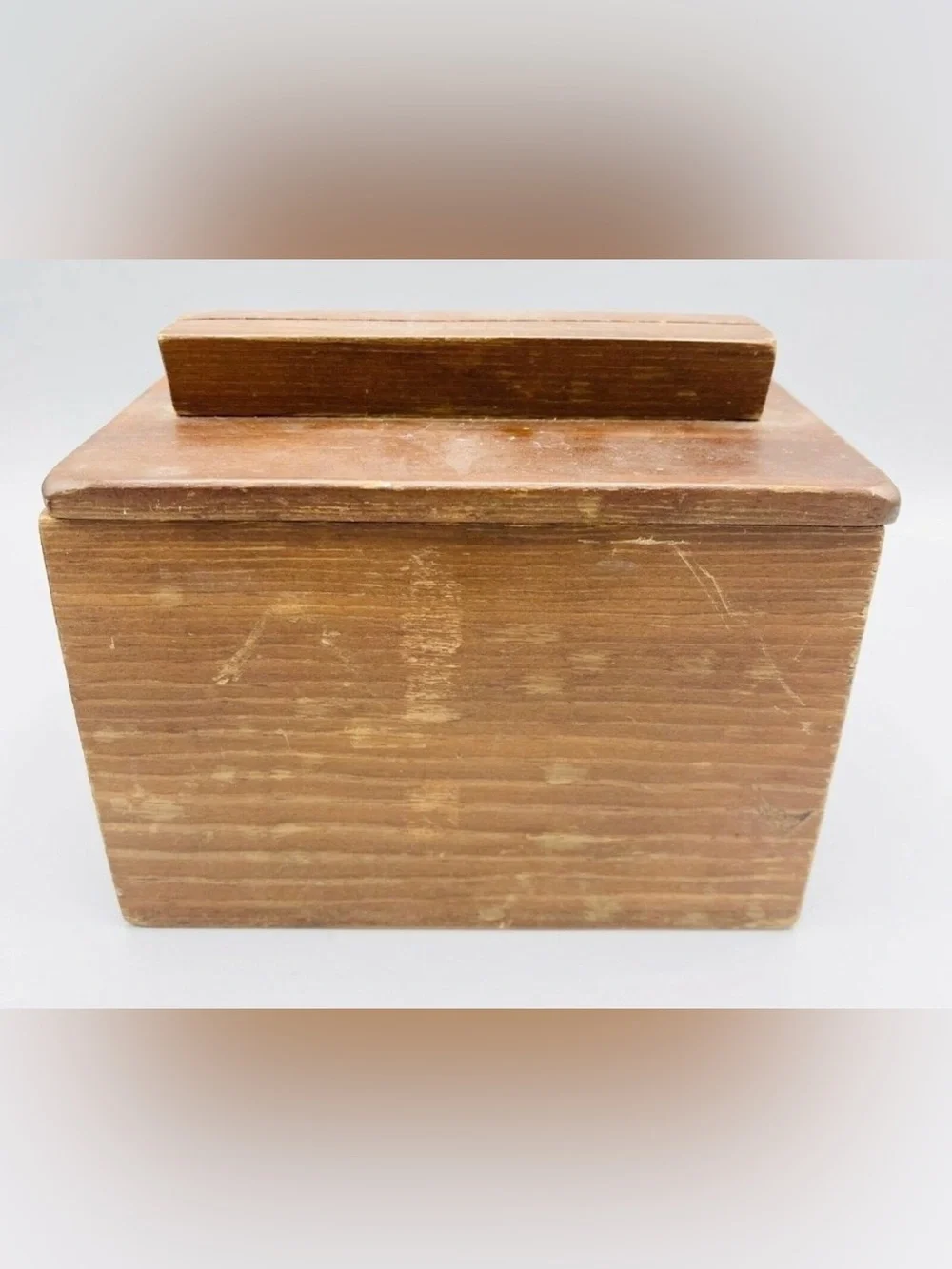 Vintage Wooden Recipe Box